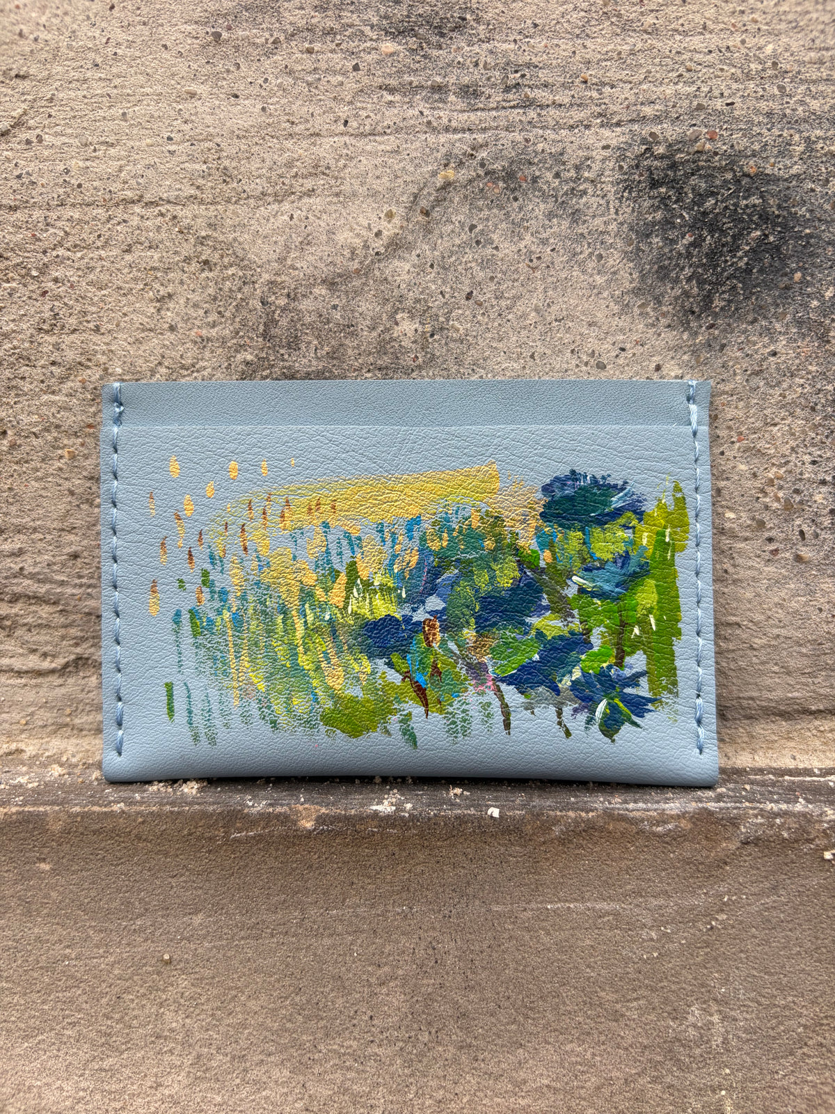 Cardholder "V" ręcznie malowany