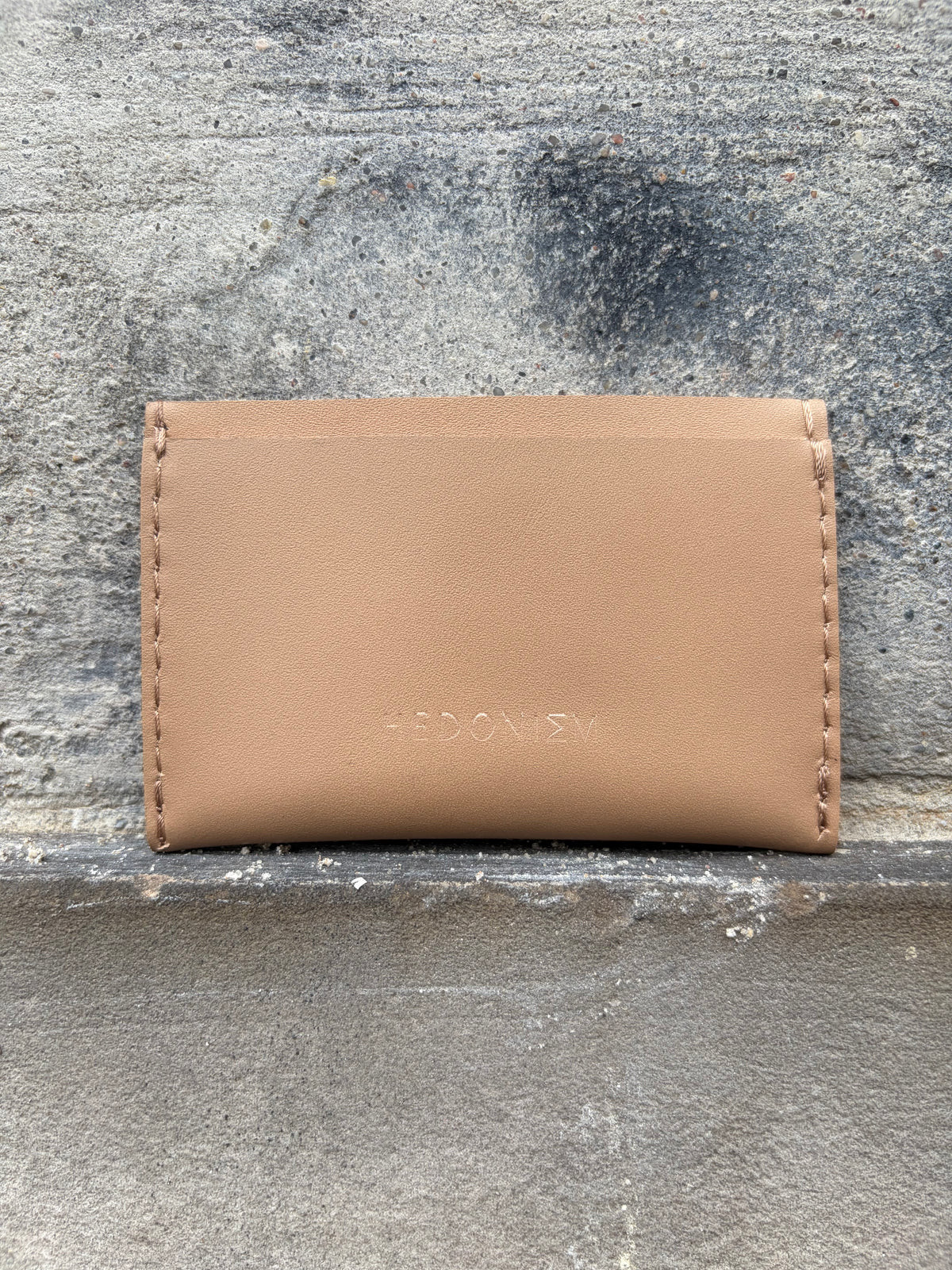 Hand-painted "V" cardholder