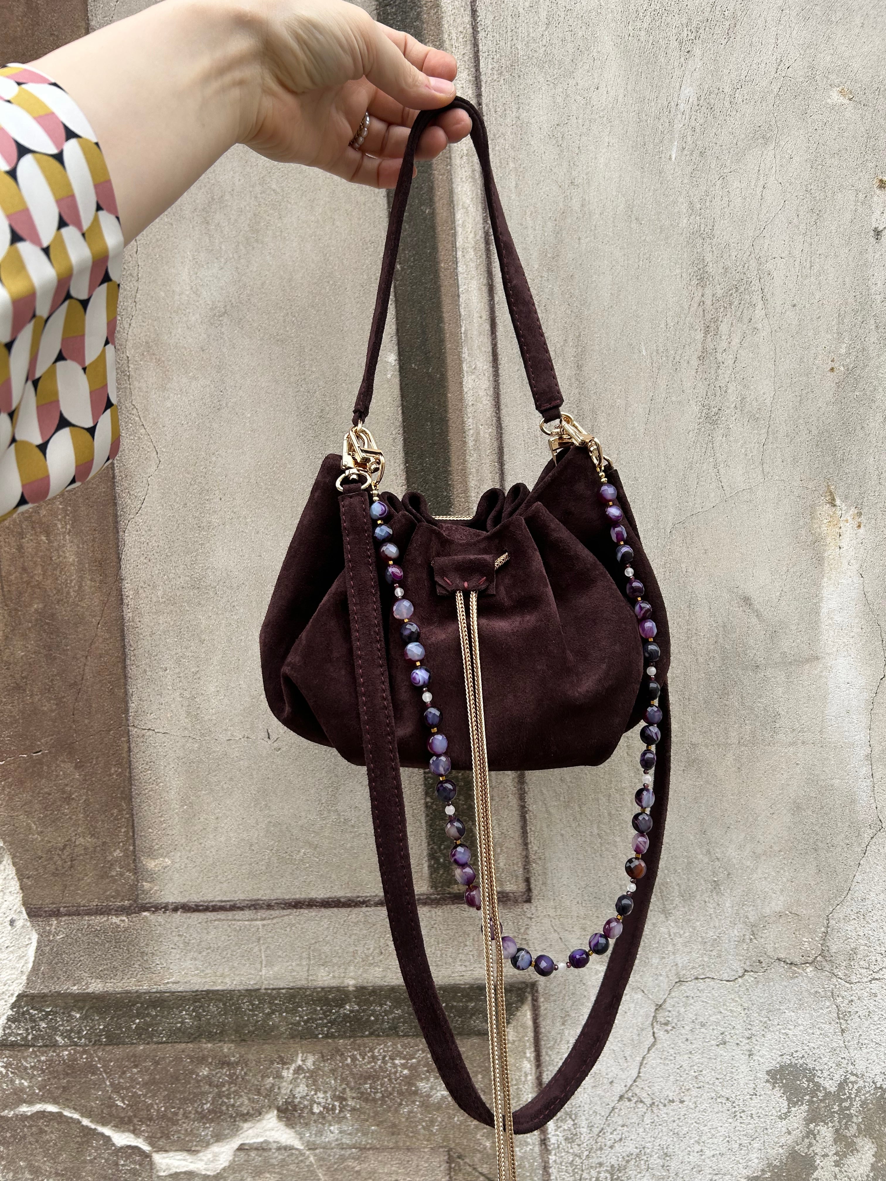 Mini worek "Retro" z rączką i paskiem na ramię. Edycja Limitowana