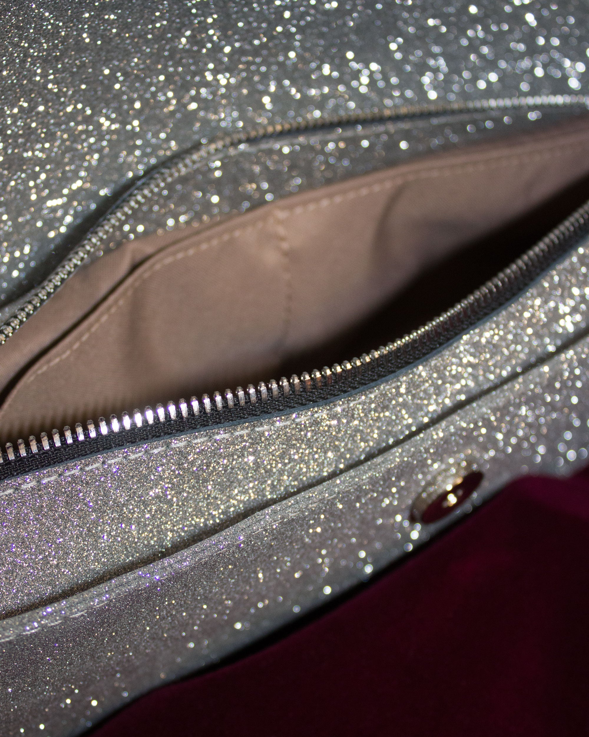 "Love Letters M" smooth soft cowhide leather