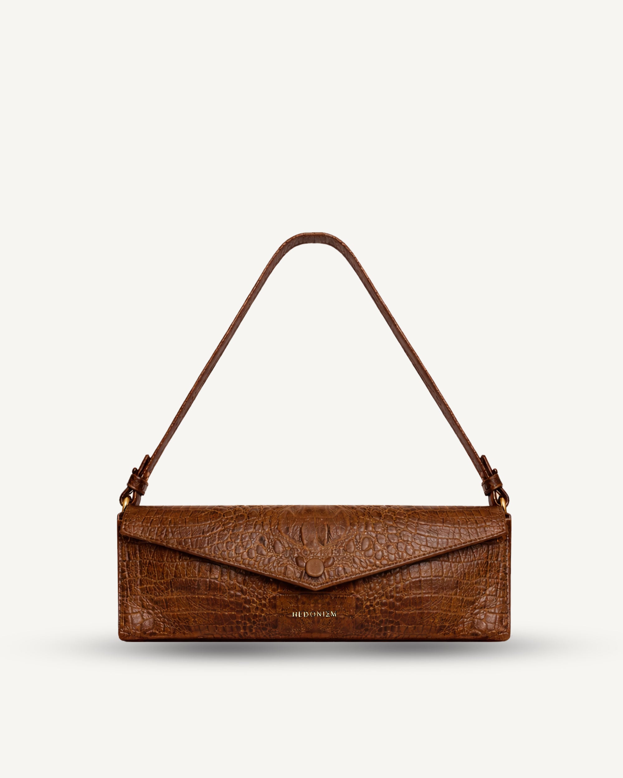 "Love Letters Night" tłoczona skóra na wzór krokodyla. Dostępna w kilku kolorach