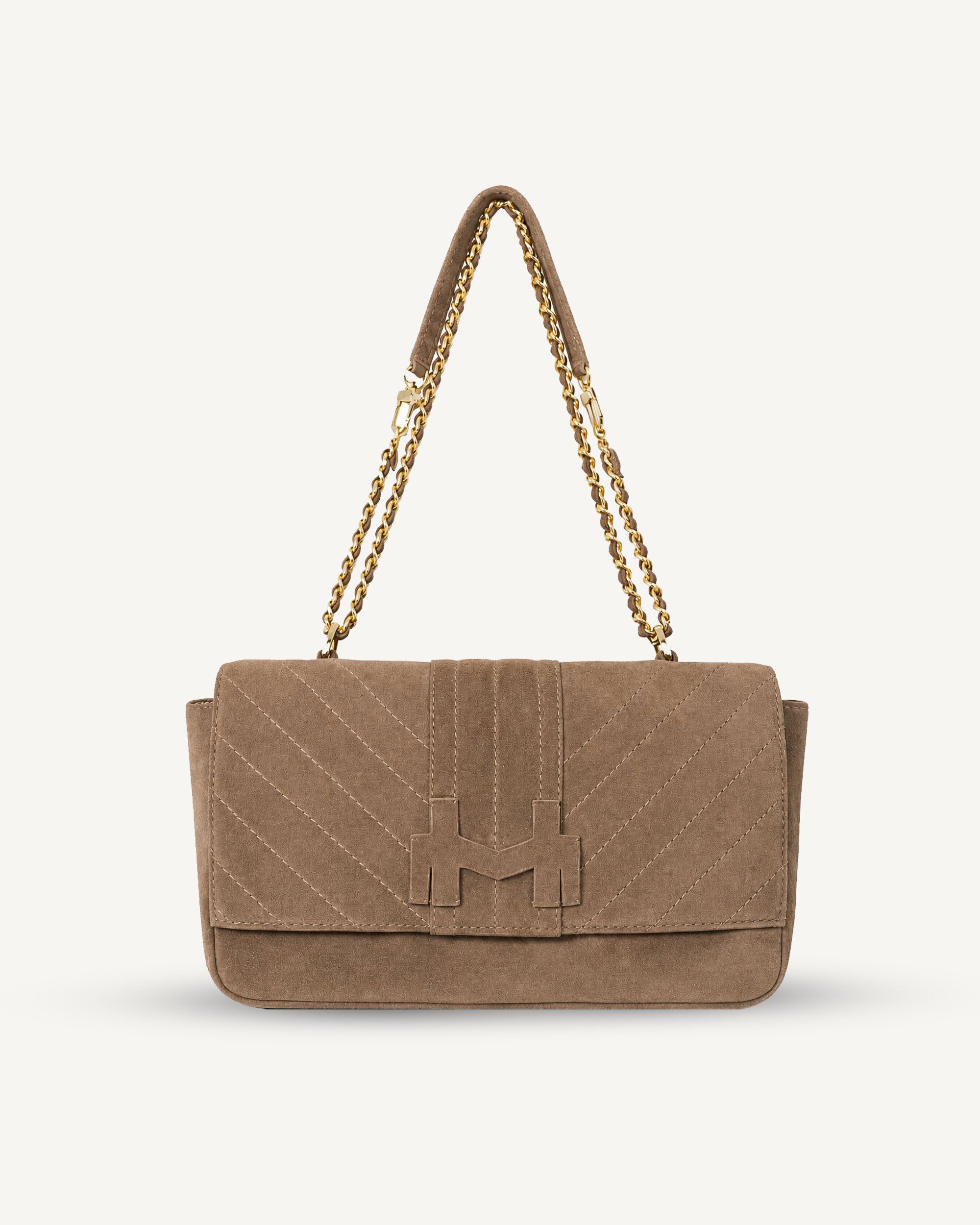 "Mia" crocodile-embossed leather, several colors