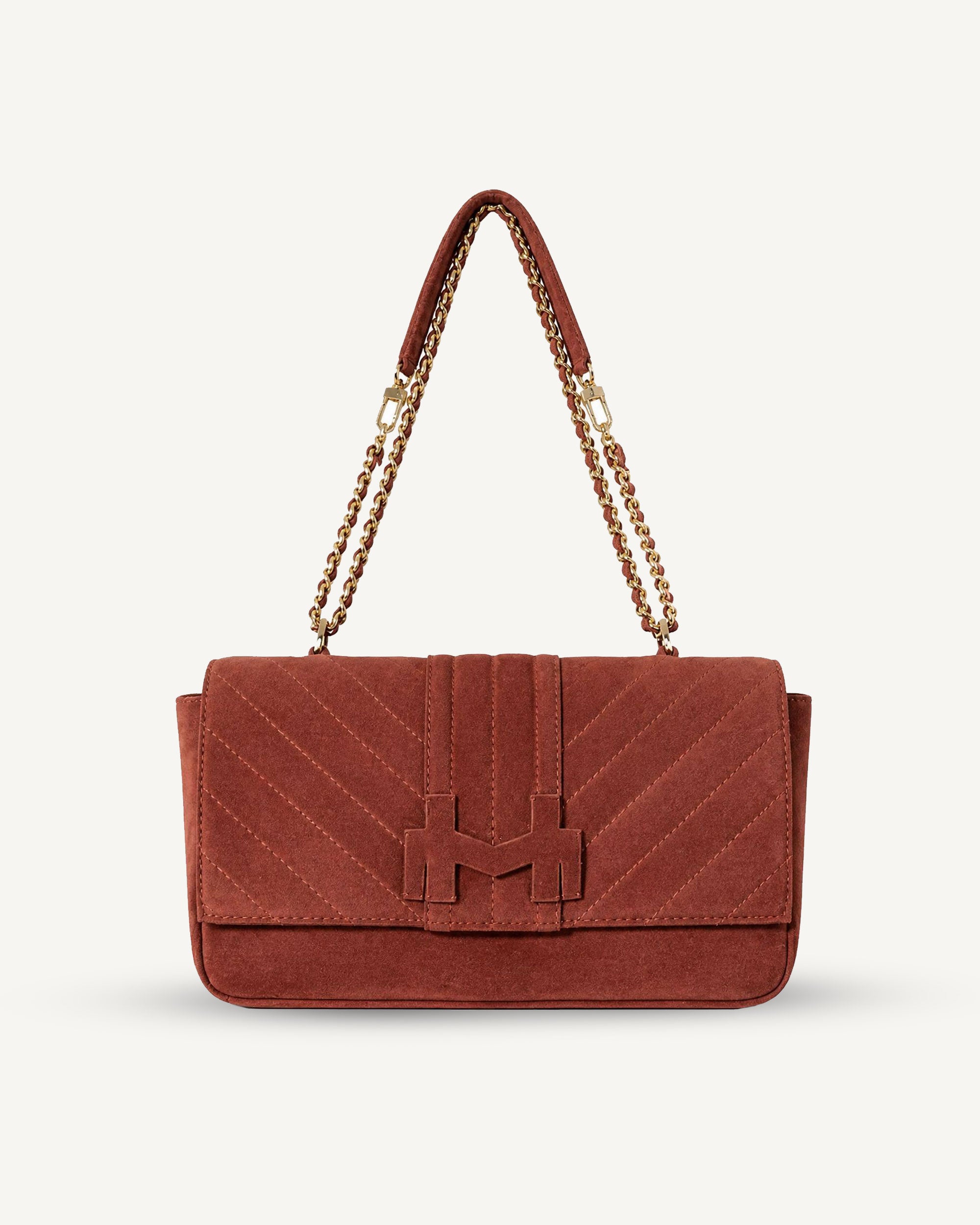 "Mia" crocodile-embossed leather, several colors