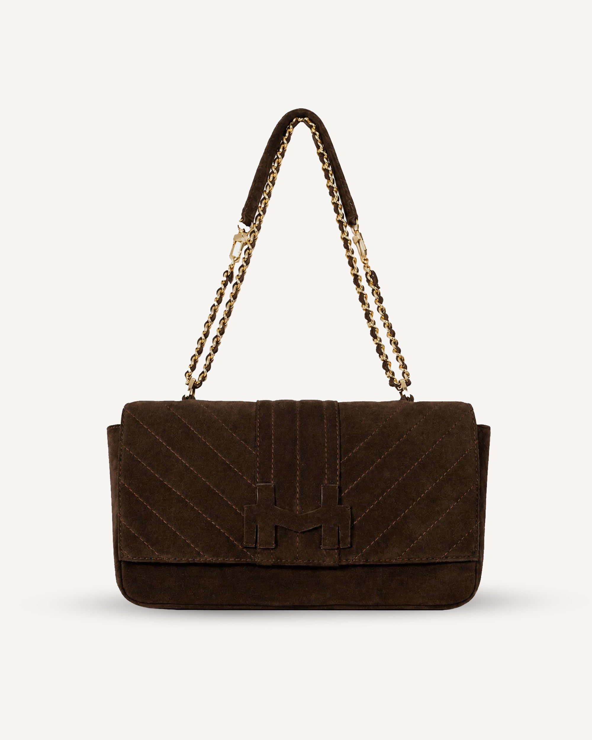 "Mia" crocodile-embossed leather, several colors