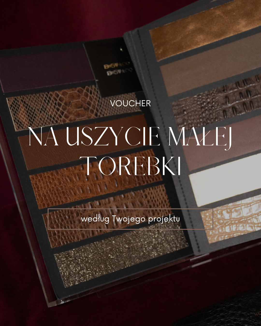 Voucher for sewing a small bag according to your design