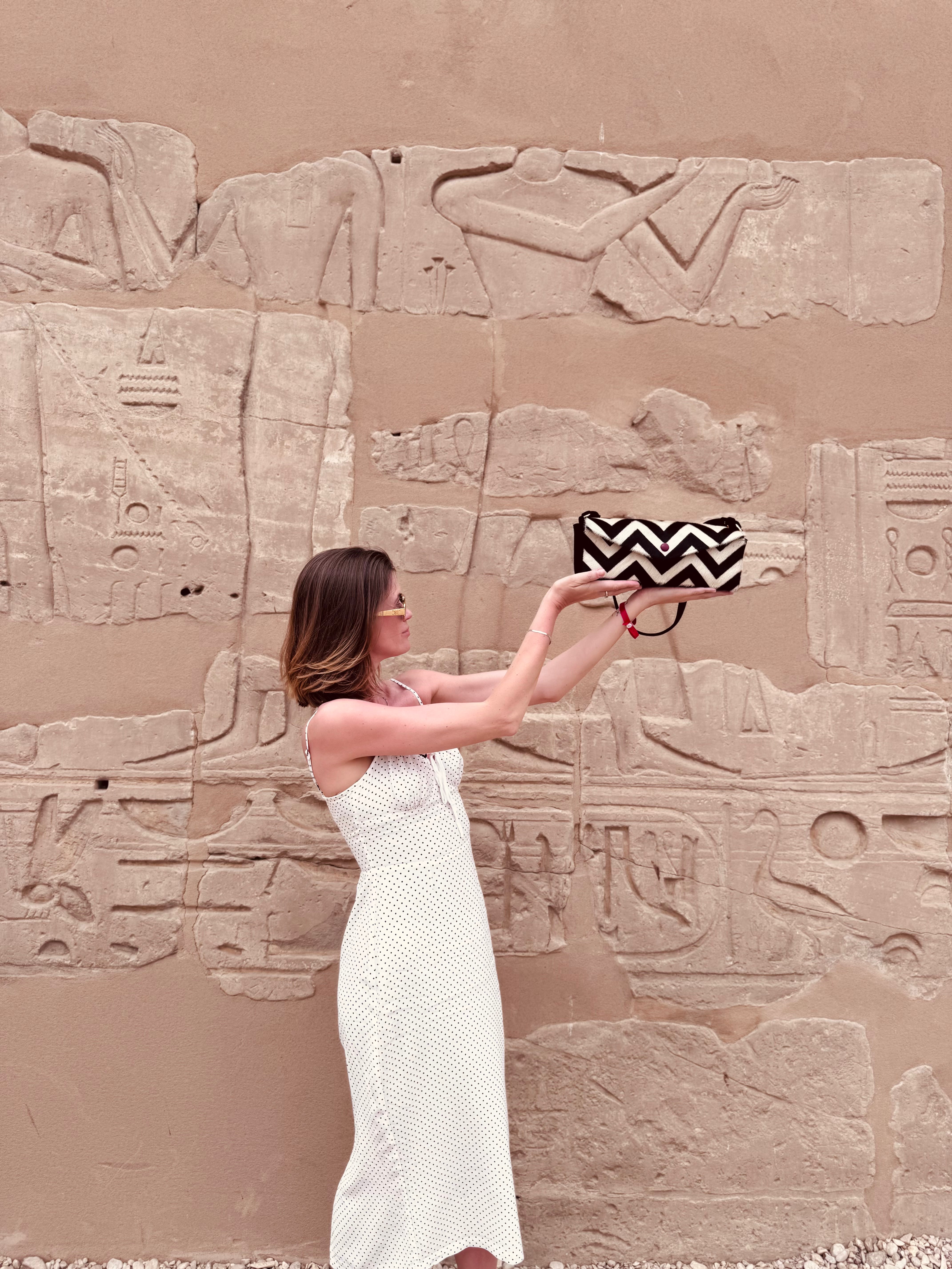 "Love Letters M" smooth soft cowhide leather