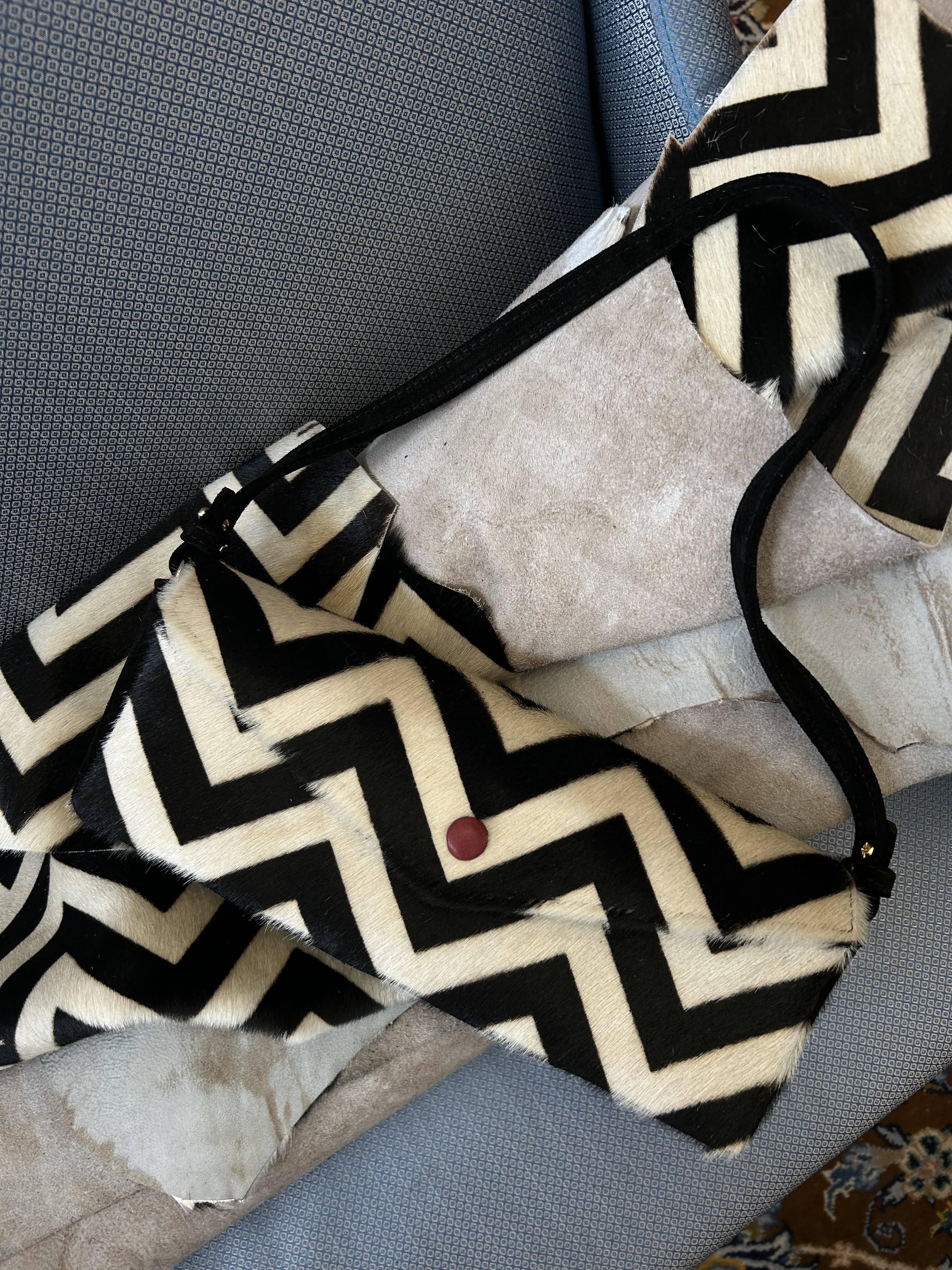 "Love Letters M" smooth soft cowhide leather