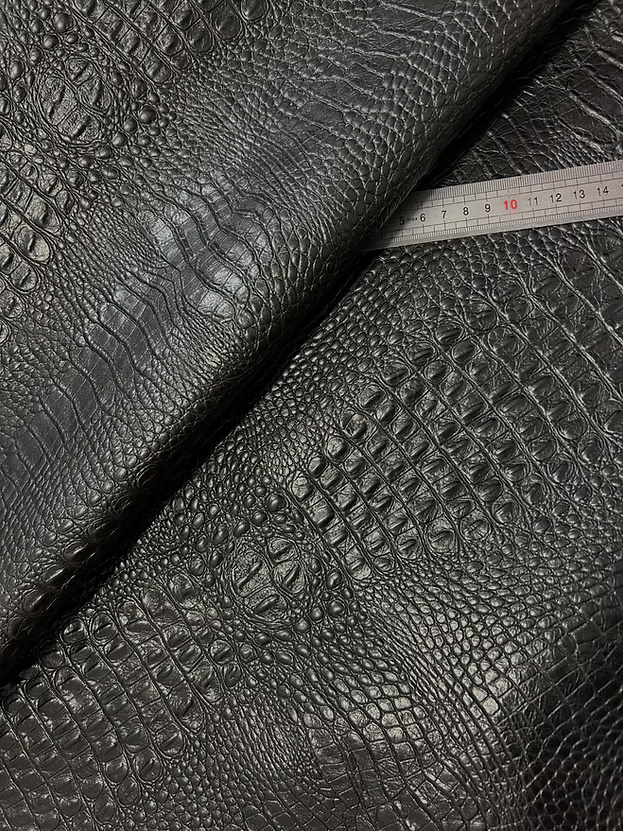 "Ophelia" crocodile-embossed leather, several colors