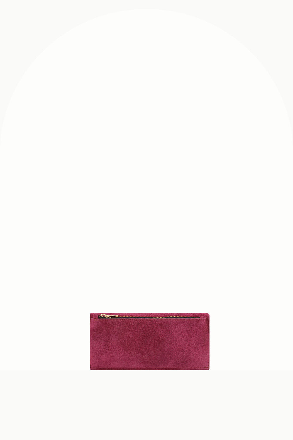 "All in one" 4-in-1 handbag, raspberry soft suede leather