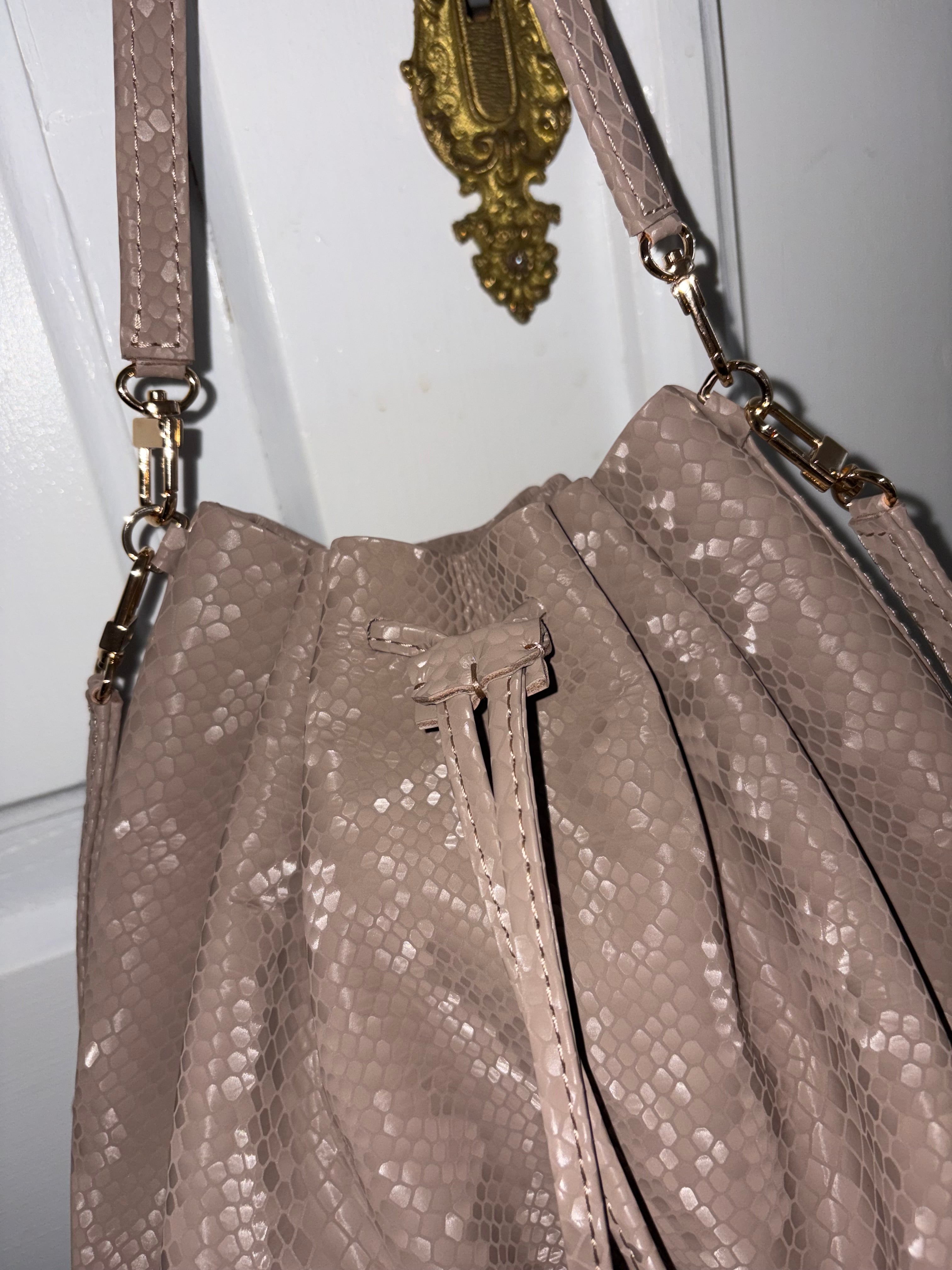 Mini bag "Retro" with handle and shoulder strap. Limited Edition