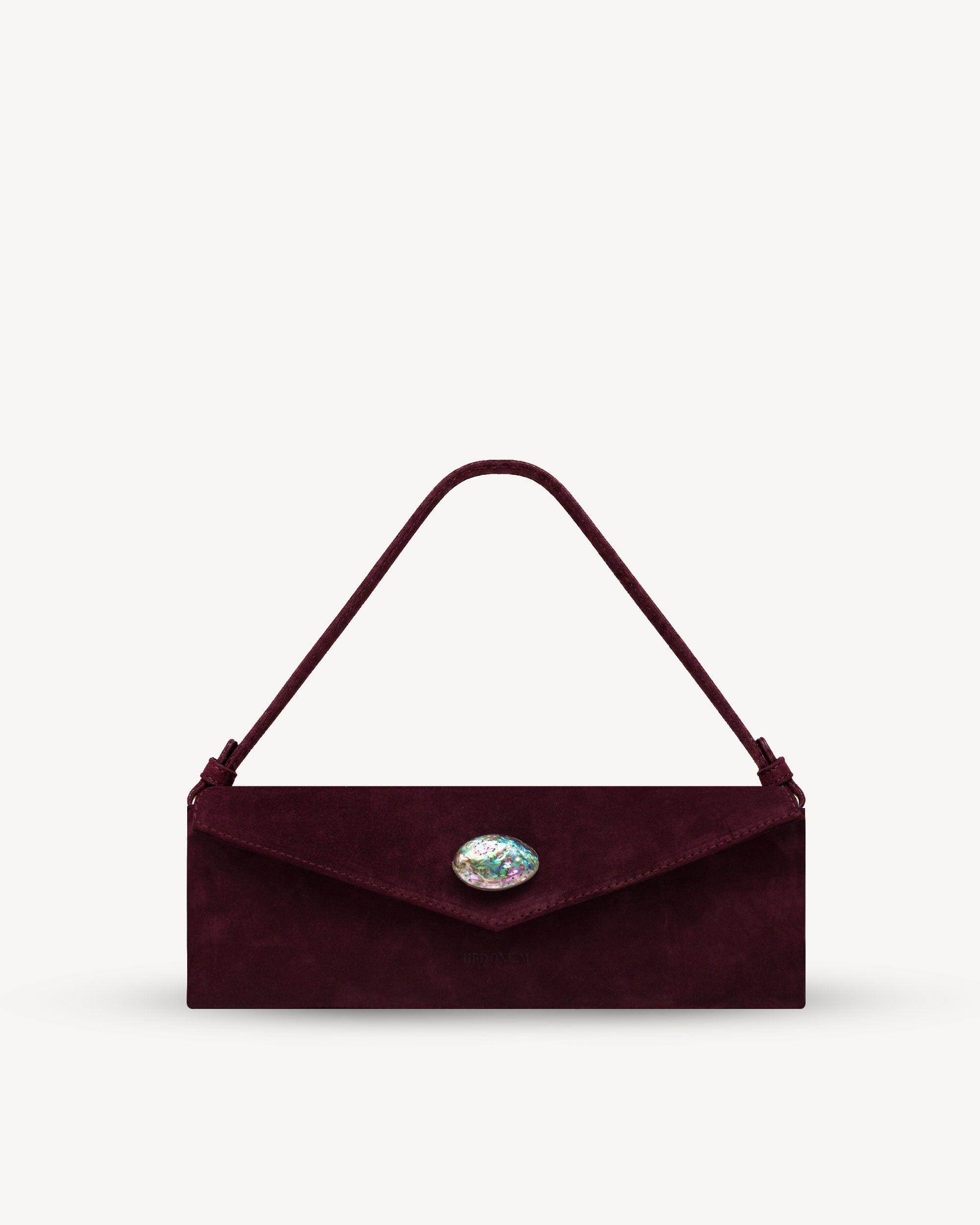 "Love Letters M" smooth soft cowhide leather