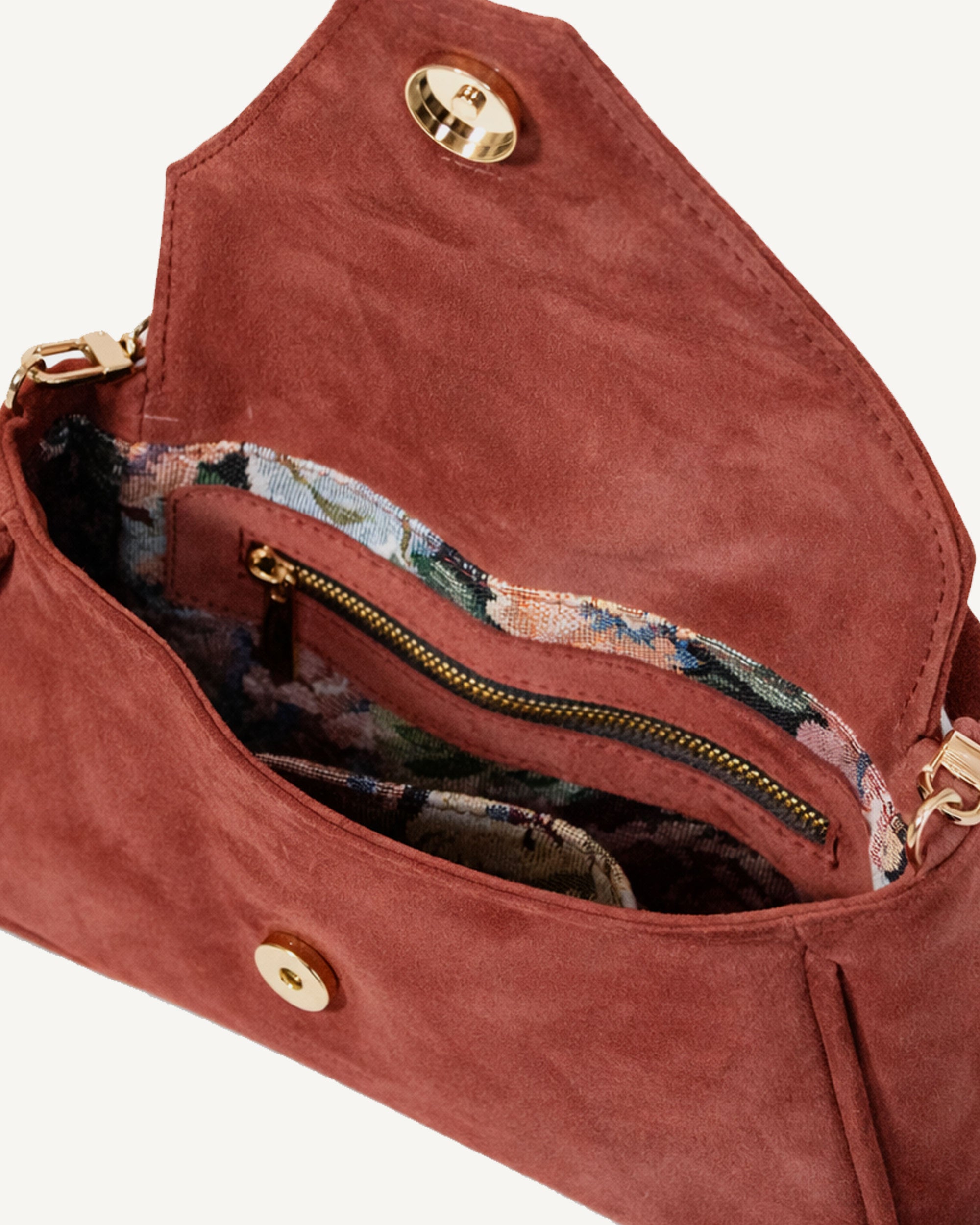 Floral jacquard lining