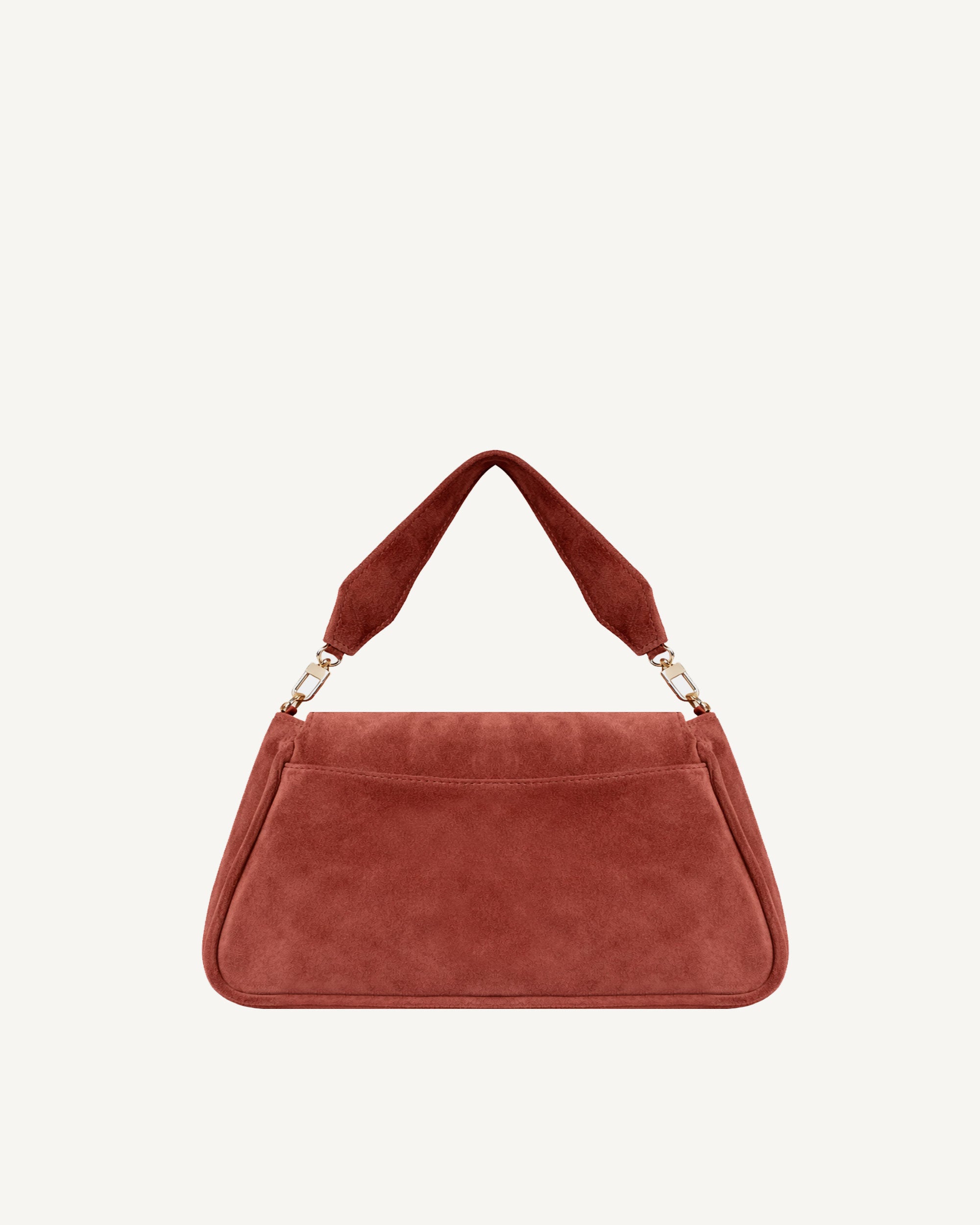 "Marquise de Montespan" black smooth leather and crocodile embossed