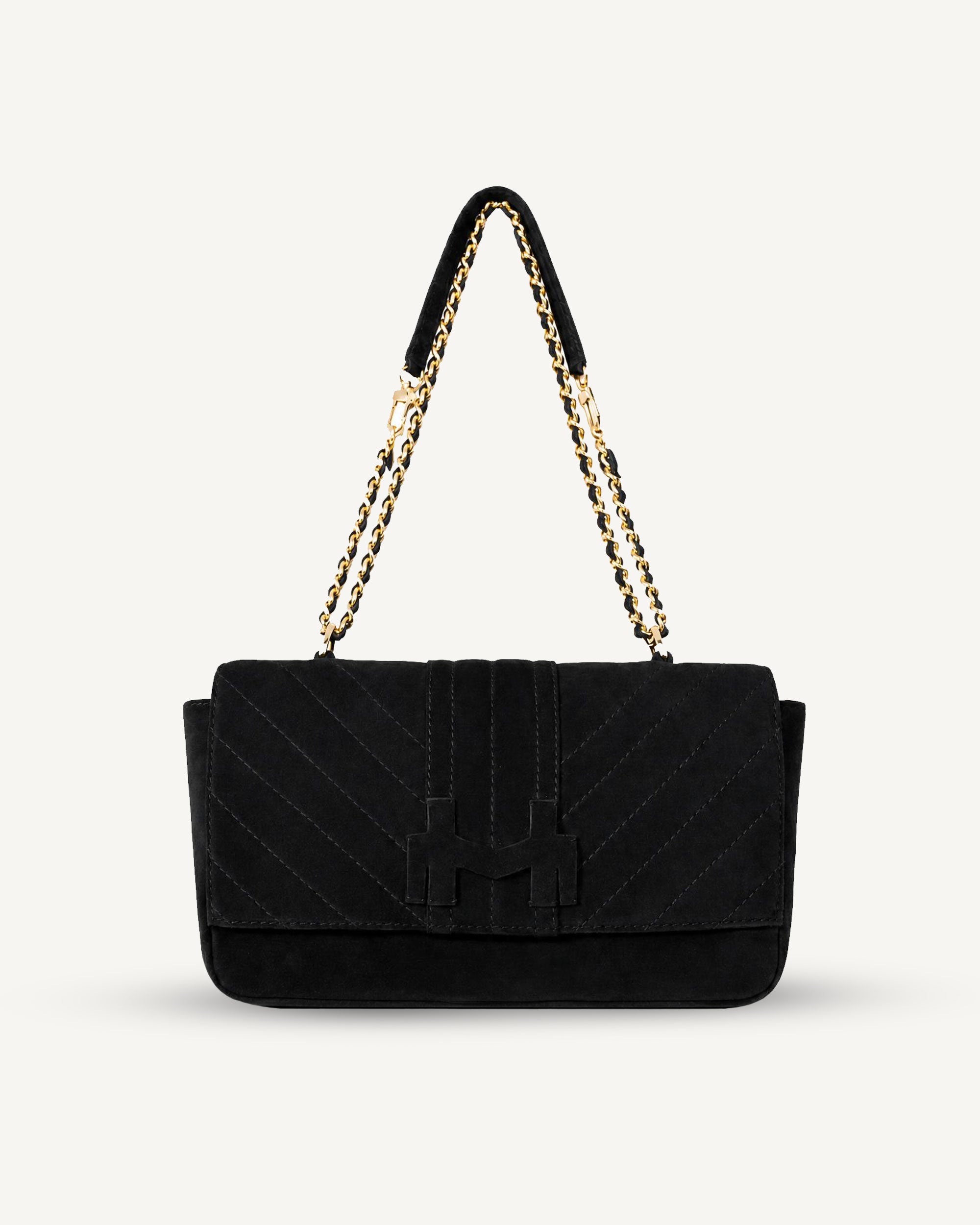 "Mia" crocodile-embossed leather, several colors