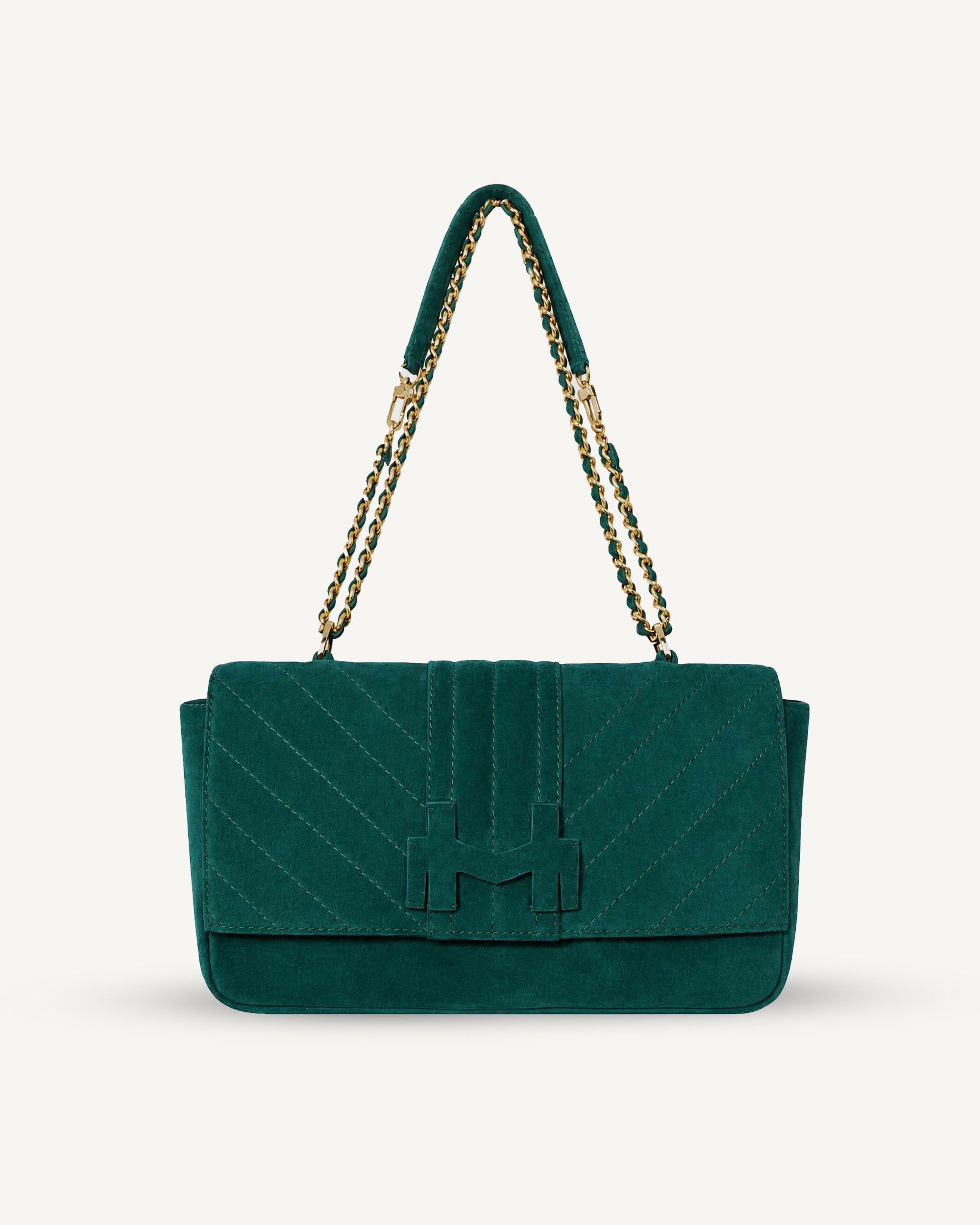 "Mia" crocodile-embossed leather, several colors